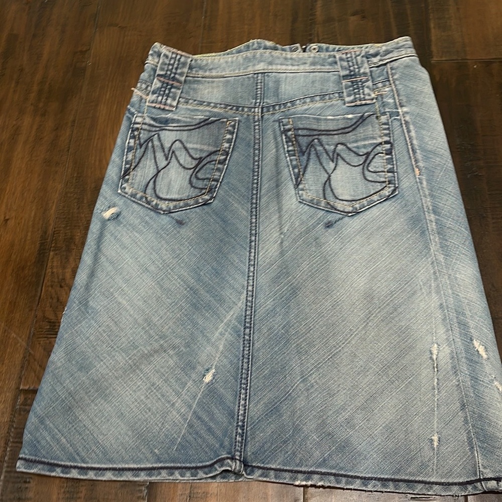 Vintage denim skirt